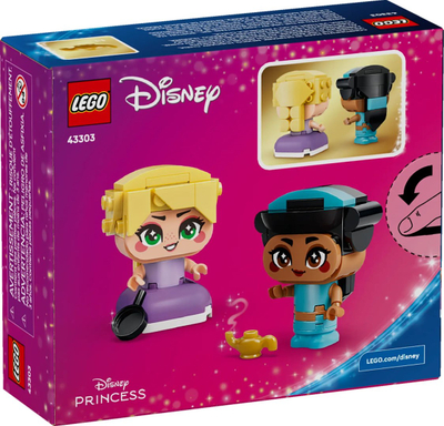 Lodër LEGO Disney, Mini Princeshat Jasmine dhe Rapunzel, set figurash
