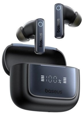 Kufje wireless Baseus Bowie 35, TWS Bluetooth 5.3, ANC, të zeza
