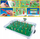 Tavolinë futbolli me susta, 22 lojtarë, 53x37x13 cm, shumëngjyrëshe