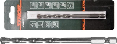 Maje shpuese universale Sthor HEX T21688, 7mm, e argjendtë