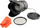 Set aksesorësh kamera Kiwifotos S6850K, filtra UV CPL 72mm, adapter unazë me kapak, i zi