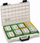 Set lidhëse elektrike Wago Vario T BOXX 887 910, kuti me ndarje, kapak transparent, e bardhë