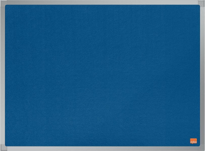 Tabla njoftimesh Nobo Essence, 60x45cm, pëlhurë blu, kornizë alumini