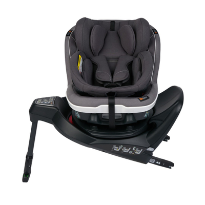 Ulëse për auto BeSafe iZi Turn B i-Size, rrotulluese 360°, ISOFIX, gri metalike