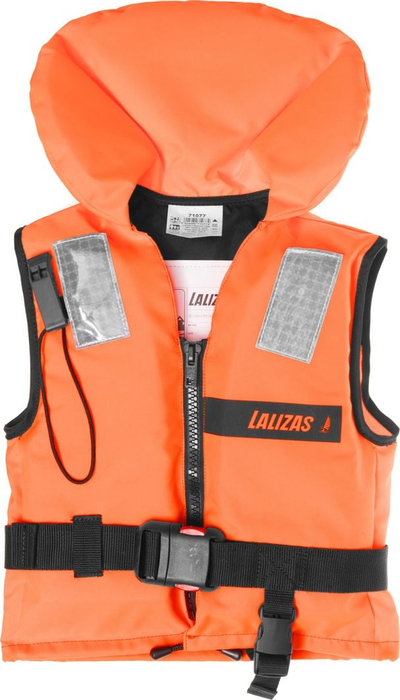 Jeletë shpëtimi Lalizas Lifejacket 100N, 30–40 kg, portokalli fluo
