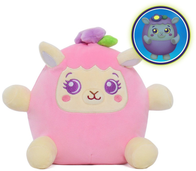 Плишана играчка DreamBeams Shelly the Sheep, 18 cm, што свети во темнина, шарена