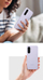 Силиконска маска Samsung за Galaxy A36, оригинална, виолетова боја