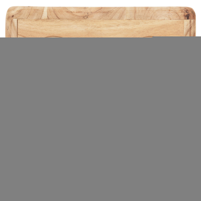 Tabure DICE HM7898.02, dru teak, 40x40x40 cm, ngjyrë natyrale