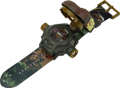 Orë dore për kalamoj 3D Projector Watch Dinosaur, 24 imazhe dinosauri, shumëngjyrëshe