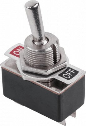 Çelës levë MIZAR KN3-2 32921, 250V, 4 pina, i zi