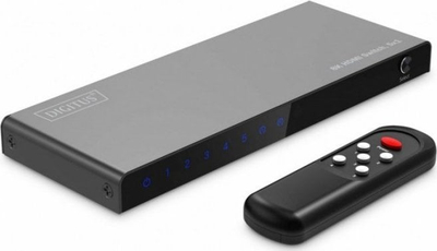 Ndërrues HDMI Digitus 5x1, 8K, HDR, i zi
