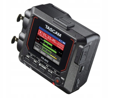 Regjistrues audio fushor Tascam FR-AV2, 32 bit floating point, timecode, i zi