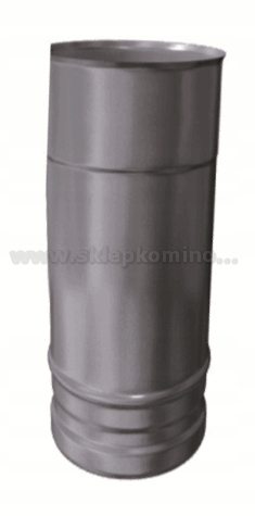 Tub oxhaku St Pipe Rpki L500, inox, diametër 60 mm, 50 cm, argjendtë
