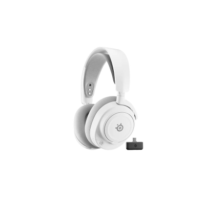 Kufje gaming SteelSeries Arctis Nova 7P Gen 2 wireless për PlayStation, të bardha