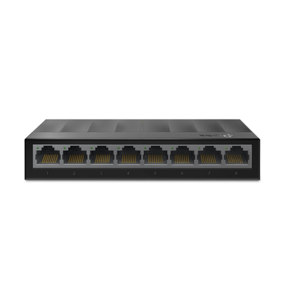 Мрежен прекинувач TP-Link LiteWave LS1008G, 8 гигабитни порти, пластика, бел