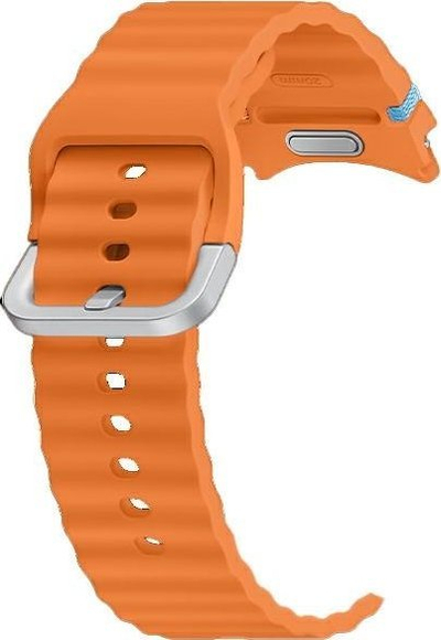 Byzylyk sportiv Samsung Business M/L për Galaxy Watch, silikoni, me tokëz metalike, portokalli