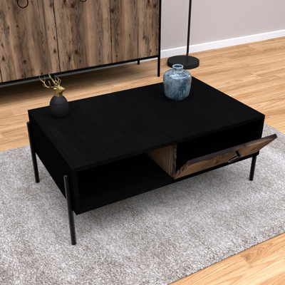 Tavolinë për kafe karamel-arre 90×56×37,5 cm (HM9247.04)
