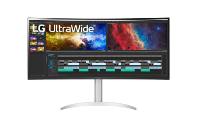Monitor LG UltraWide 38BQ85C-W, 37.5", 3840x1600, i bardhë
