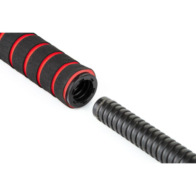Set pesha EB Fit Dumbbells 4 në 1, 20 kg, rregullueshëm, i zi me të kuqe