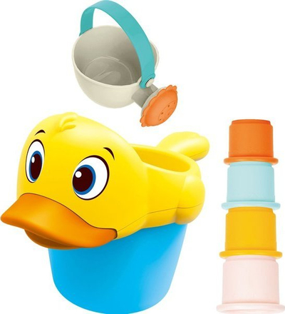 Set lodrash me ujë WOOPIE Funny Baby Water Toy, kovë rosak, filxhanë matës, shumëngjyrësh