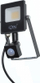 Prozhektor LED 10W, 1400 lm, IP65, 4000K, me sensor, i zi