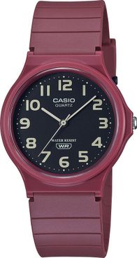 Ora dore Casio MQ24UC 4B, analoge, rezistente ndaj ujit, kafe