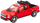 Set lodrash makina off road, xhip me rimorkio, makinë sportive, 59cm, e kuqe dhe e zezë