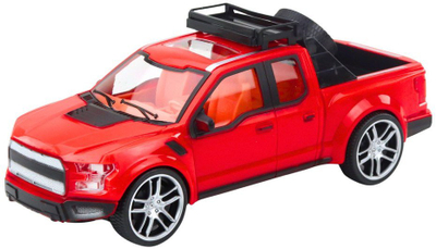 Set lodrash makina off road, xhip me rimorkio, makinë sportive, 59cm, e kuqe dhe e zezë