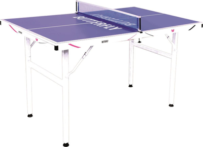 Tavolinë pingpong e vogël Butterfly MIDI, me përmasa të vogla, paloset kollaj, e gjelbër