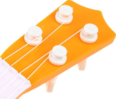 Ukulele lodër Jokomisiada IN0033, dizajn fruti, për fëmijë 3+, portokalli
