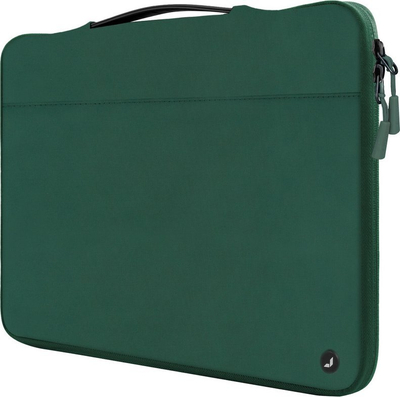 Торба за лаптоп JCPAL Professional, 13"-14", најлон отпорен на вода, зелена