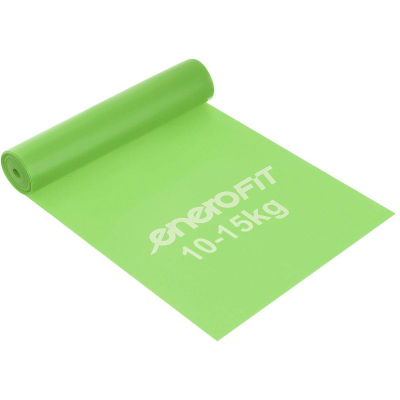 Shirit elastik fitnes Enero Fit, 2 m, 10-15 kg, jeshil