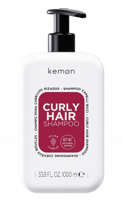 Shampo për flokë kaçurrela Kemon Curly Hair, 1000 ml, për përdorim profesional
