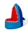 Puf ulës Go Gift Shark XXL, 100 x 60 cm, material Oxford, blu navy