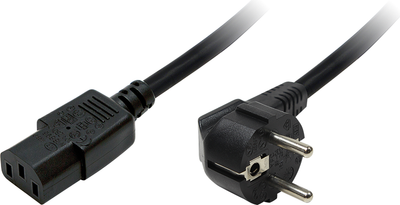 Kabllo rryme LogiLink CP095 Schuko C13, 3m, e zezë