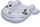 Dyshek nafille Bestway Sharkventure, 1.60m x 1.15m, për fëmijë, gri