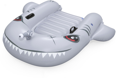 Dyshek nafille Bestway Sharkventure, 1.60m x 1.15m, për fëmijë, gri