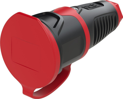 Prizë portative gome PCE TAURUS2 2511-sr, 16A 2P+E SCHUKO, 230V, IP54