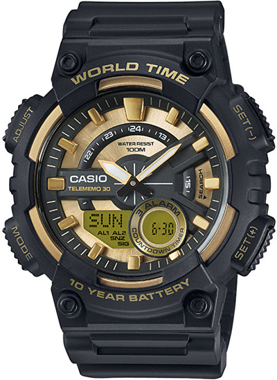 Orë dore Casio Collection AEQ 110BW-9A