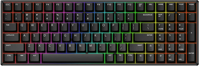 Tastierë gaming IQUNIX F97 Dark Side, wireless, RGB, e zezë