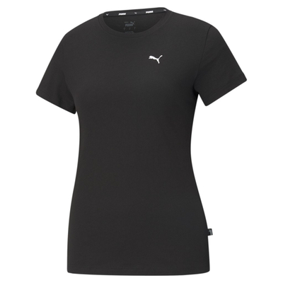 Женска блуза Puma ESS Small Logo Tee W, памук, црна