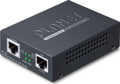 Extender rrjeti Planet 1-Port, 10/100TX Ethernet, transmetues dhe pranues, metalik