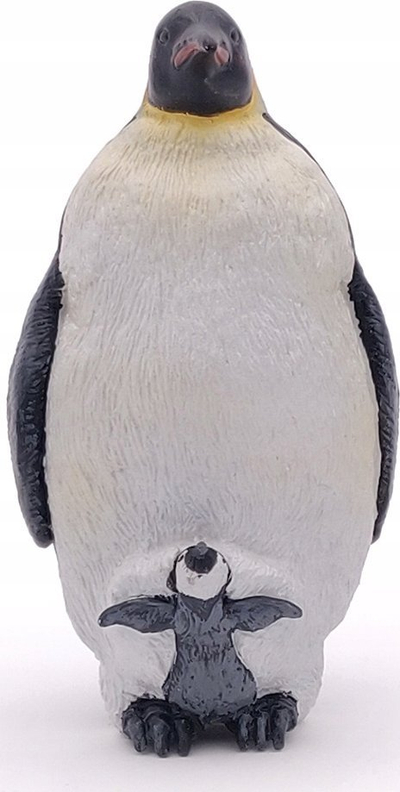 Figurinë lodër Papo Emperor Penguin 50033, e pikturuar me dorë, plastikë e mirë, bardh e zi