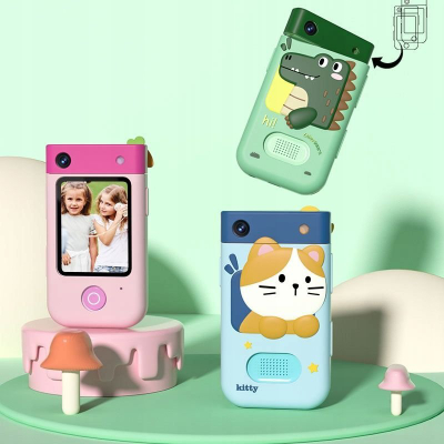 Kamerë për kalamaj XREC Kitten, 48MP, ekran 2.8", blu