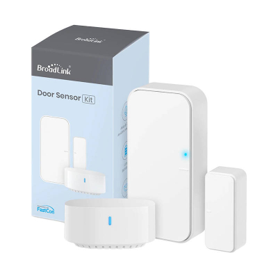 Set sensor dere inteligjent BroadLink DS4 me S3 Hub, WiFi, i bardhë