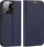 Mbulesë mbrojtëse Dux Ducis Skin X2 për iPhone 14 Pro, lëkurë PU, me këmbëz për mbajtje pezull, blu