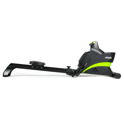 Makinë varkarie VirtuFit Ergometer Rowing Trainer Semi-Pro, me rezistencë që e rregullon vetë, me kompjuter trajnimi, e zezë