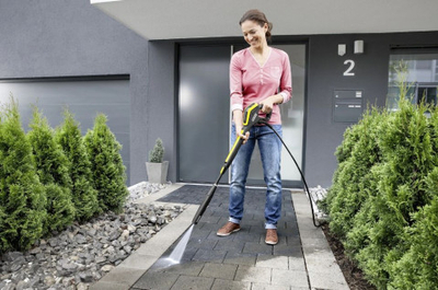 Lavapres Karcher K 5 Power Control Flex Home eco!booster, presion i lartë, me aksesorë, e verdhë