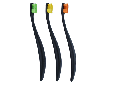 Set furça për dhëmbë Promis Trio Black kPRM005, të zeza, 3 copë