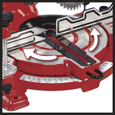 Sharrë këndore Einhell TC-MS 216, 216mm, 1600W, e kuqe